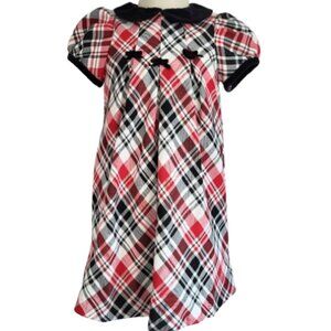 HARTSTRINGS BABY Black & Red Plaid Dress & Bottoms Outfit - Infant Girl's 18 M